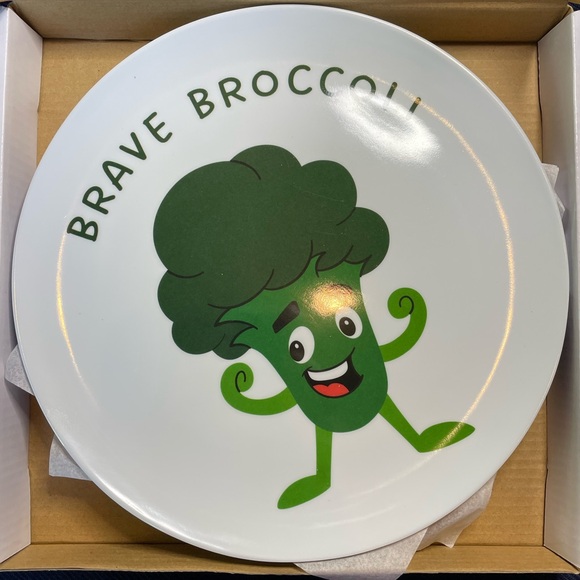 New Playful Friends Kids Plates 10” Melamine. Healthy Mindset. BPA Free. - Picture 4 of 11